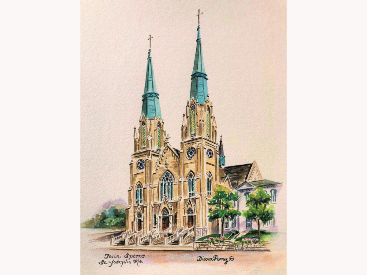 Twin Spires  Church, St. Joseph, MO