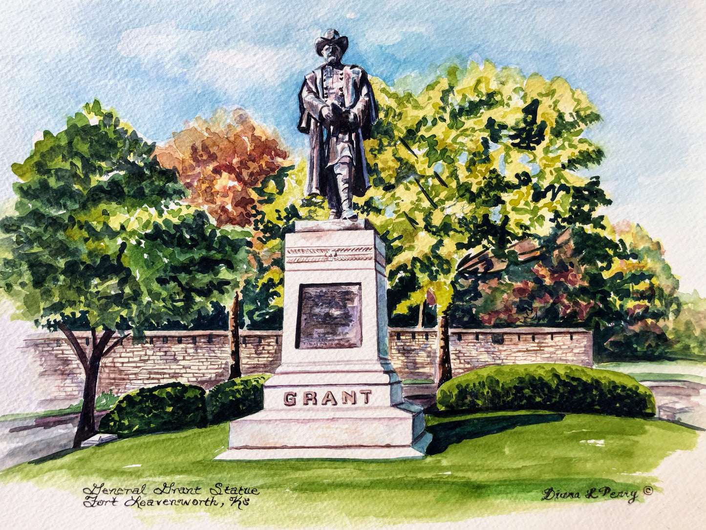 General Grant Statue, Ft. Leavenworth, KS
