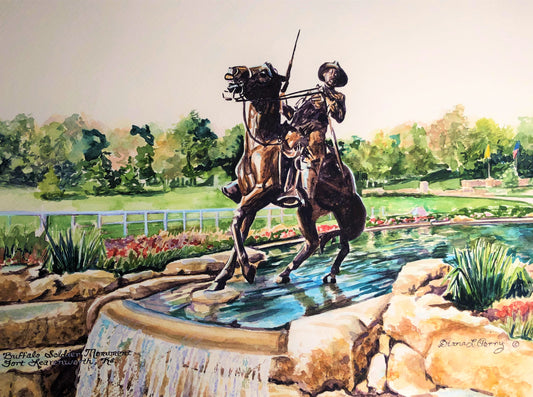 Buffalo Soldier Monument, Ft. Leavenworth, KS