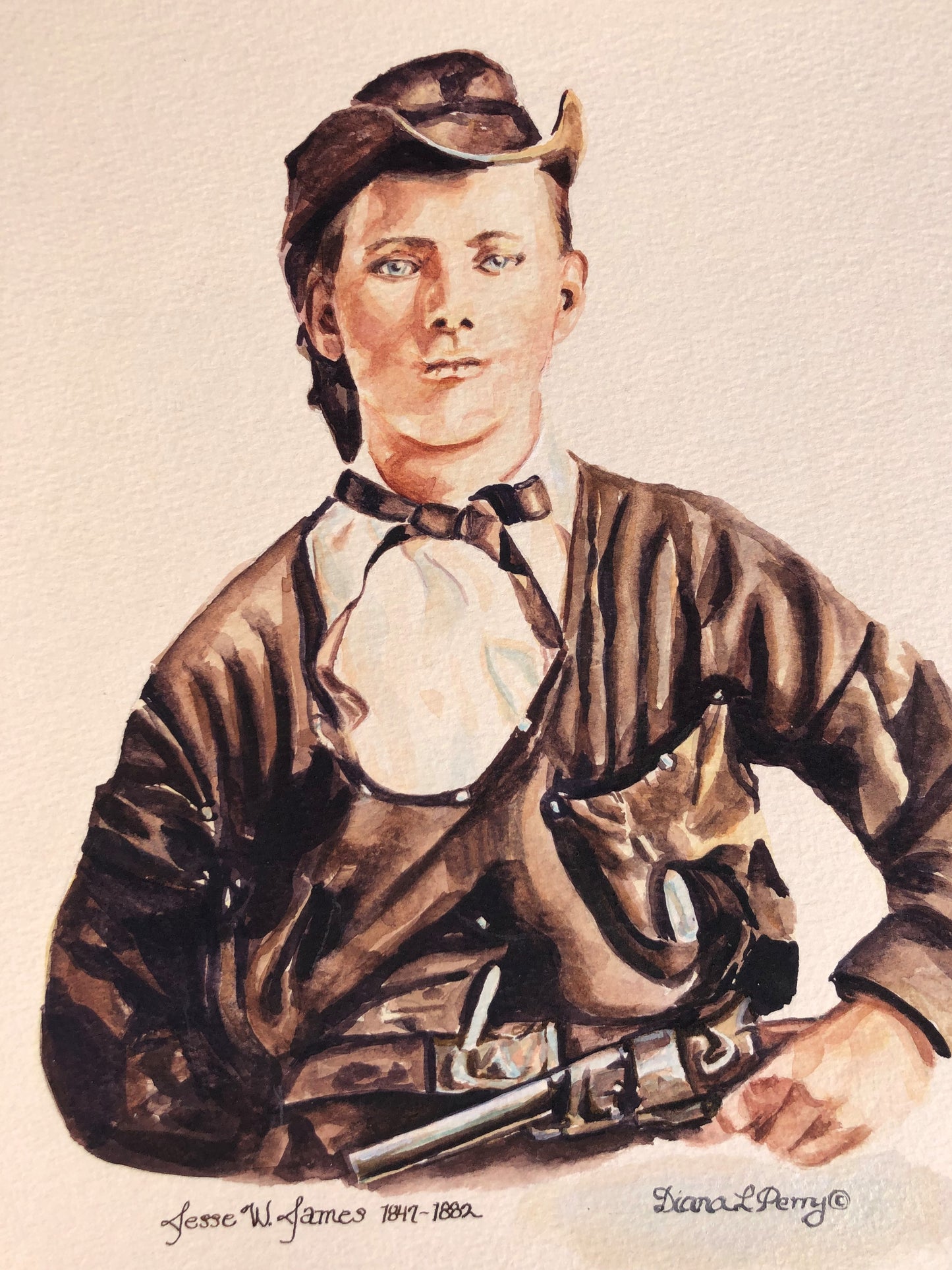 Jesse James Portrait, St. Joseph, MO